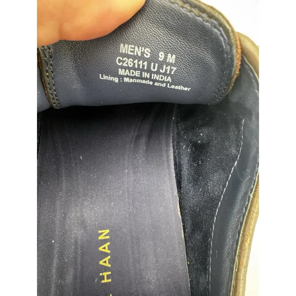 Cole Haan Men’s Brown Leather Oxford Dress Shoes Size 9M